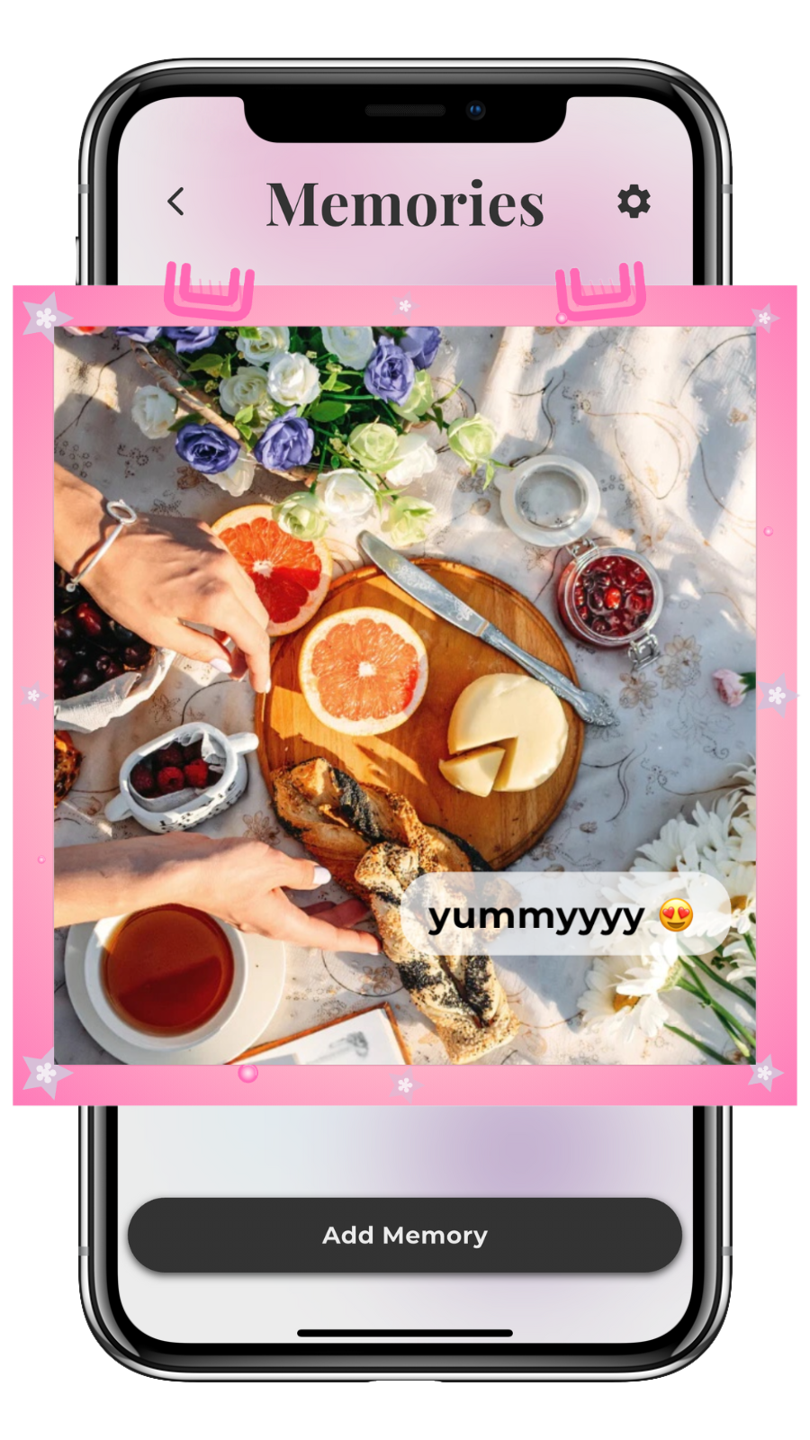 Shared Album in the Bonded Together app for couples